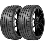 (qty 2) 265/35R19 Kumho Ecsta Sport PS72S 98Y Xl Black Wall Tires New. Price: $544.96.