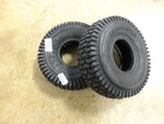 Two New 4.10-4 Carlstar (carlisle) Turf Saver Tires 5110251 W/free TR412 Stems. Price: $44.00.