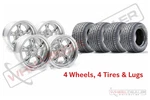15X7" 15X10" American Racing Wheels & White Letter Tires - C10 Squarebody Truck New. Price: $1595.00.
