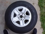 Take-off Jeep Steel Wheel W/wrangler P225/75R16 Tire Indoor Stored Since 2018 New. Price: $324.00.