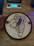 Michelin Sign Plaque Cast Iron Patina Goodyear Fatboy Car Truck Auto Used. Price: $69.69.