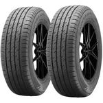 (qty 2) 235/55R18 Falken Sincera SN250 A/s 100V Sl Black Wall Tires New. Price: $339.98.