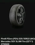 Pirelli Pzero (PZ4) 325/35R22 (mo) Mercedes 110Y Sl Bw Tire (qty 1) 2710500 New. Price: $379.99.