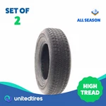 Set Of (2) Driven Once 205/75R14 Castle Rock ST226 105L - 8/32 Used. Price: $380.92.