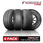 Set Of 4 Finalist UN109 225/55R17 97V All Season Radial Passenger Car Tires New. Price: $323.99.