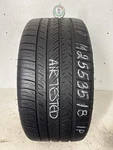 Tire 255 35 18 Michelin Pilot Sport All Season (55-60% Tread Left) 94Y Used. Price: $171.00.