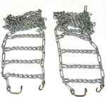 Tire Chain Set 410 X 350 Zinc Plated 2-LINK Spacing Mower,carts, Etc 5535 New. Price: $40.00.