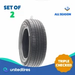 Set Of (2) Used 235/65R18 Michelin Defender 106H - 7/32. Price: $181.04.