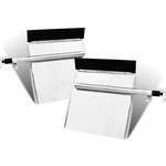 Pair Stainless Steel 24"X24" Rear Quarter Fender W/ Triangle Arm For Volvo/mack New. Price: $95.00.