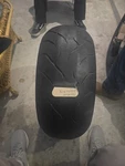 Lightly Used Motorcycle Tire 240/40 R18 Dunlop 79V Sportmax D221. Price: $300.00.