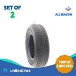 Set Of (2) Used 205/75R14 Castle Rock ST226 105/101L - 7.5/32. Price: $84.30.