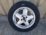 2011 Mini Cooper Wheel Rim With Tire 175/65R15 M+s 6768498 6769404 C81 Used. Price: $135.00.