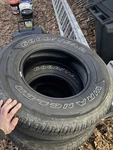 265/70/R17 Tires - Goodyear Wrangler Ht Hp All Weather Used. Price: $125.00.