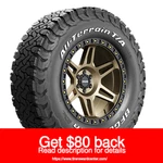 Bfgoodrich All Terrain T/a KO3 LT265/70R17 123/120S Rwl 10 Ply (quantity Of 2) New. Price: $579.98.