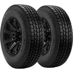 (qty 2) LT225/75R17 Firestone Winterforce 116R Lre Black Wall Tires. Price: $550.98.