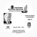 Radio Mystery Theater - 1,399 Shows Old Time In MP3 Format Otr 4 Dvds Brand. Price: $26.98.