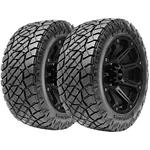 (qty 2) 35X12.50R17LT Predator New Mutant X-at 121R Lre Black Wall Tires. Price: $587.98.