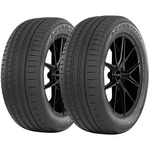 (qty 2) 305/35R23 Yokohama Advan Sport V107 111Y Xl Black Wall Tires New. Price: $855.98.