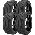 (qty 4) 295/45ZR18 Michelin Pilot Sport 4S 112Y Xl Black Wall Tires New. Price: $1535.96.