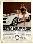 1979 Formula Super Stock Tires Print Ad Custom Corvette Meaner Machine Used. Price: $13.99.