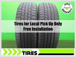 225/65R17 Used Tires Goodyear Assurance All Season 8.1/32 Tread 102T. Price: $150.00.