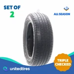 Set Of (2) Used 265/55R20 Dunlop Grandtrek PT5A 113V - 7.5/32. Price: $79.98.