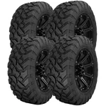(qty 4) 33X12.50R22 Fuel Gripper X/t 114Q Load Range Black Wall Tires New. Price: $1851.96.