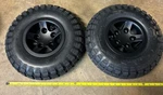 14"X4" 4.00-6 Air Drive Tires Quantum Q6 Edge Knobby Wheel Power 3 JE7 Rim Used. Price: $125.00.