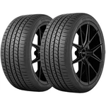 (qty 2) 255/45R22 Yokohama Geolandar X-cv 107W Xl Black Wall Tires New. Price: $660.98.