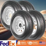 ST205/75D15 Trailer Tires And Wheels W/15" Rims Lug On 4.5" Pitch Load Range New. Price: $335.34.