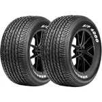 (qty 2) P255/60R15 Hercules H/p 4000 102T Sl White Letter Tires New. Price: $329.98.