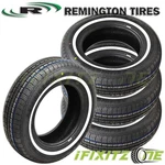 4 Remington Lx Touring 155/80R13 79S Tires, Ww White Wall, Season, A/s, New. Price: $308.86.