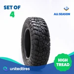 Set Of (4) Used Lt 255/75R17 Bfgoodrich Mud-terrain T/a KM2 111/108Q 16/32. Price: $715.16.