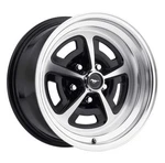 Legendary Wheels; Magnum 500 15X7; 5X4.5; 4.25 Backspace; Gloss Black; 1962-77 New. Price: $236.99.