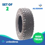 Set Of (2) Used Lt 275/70R17 Bfgoodrich All-terrain T/a KO2 121/118R 12/32. Price: $419.10.