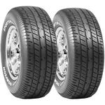 (qty 2) 235/60R15 Mickey Thompson Sportsman S/t 98T Sl White Letter Tires New. Price: $355.98.