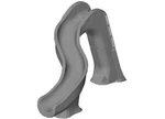 Global Pool Gppsrt-grey-l Riptide Standard 7'8" Left Turn Slide New. Price: $5250.02.