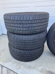 275/50R22 Michelin Defender Tires - Used. 75% Tread Remaining.. Price: $100.00.