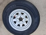 ST205/75R14 Trailer Rainier Tire/white Spoke Steel Wheel Assembly-spares Rv New. Price: $169.95.