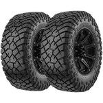 (qty 2) 33X12.50R22LT Tesche Ridge Blade X/rt 114Q Lrf Black Wall Tires New. Price: $532.98.