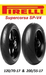 Pirelli Diablo Supercorsa SP-V4 Tire Set 120/70R17 + 200/55R17 Aprilia Ducati New. Price: $601.49.
