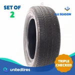Set Of (2) Used 275/60R20 Bridgestone Alenza A/s 02 115S - 5/32. Price: $152.38.