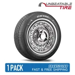 Travelstar UN106 175/70R14 84T 14MM White Wall A/s Radial Passenger Car Tire New. Price: $54.99.