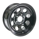 Cragar Soft 8 Black Steel Wheels 16"X7" 5X5" Bc Set New. Price: $715.45.