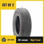 Set Of (2) Used 255/70R17 Goodyear Wrangler Workhorse Ht 112T - 11.5/32. Price: $120.40.