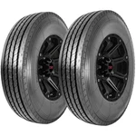 (qty 2) 245/70R19.5 Haulander HLA900 135/133L Lrh Black Wall Tires New. Price: $453.98.