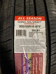 New 205 55 16 Doral Sdl-sport All Season Tire. Price: $79.00.