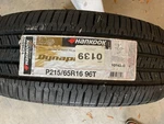 Hankook Tire 215 65 R16 New. Price: $95.00.