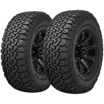(qty 2) 33X12.50R20LT Bfg All-terrain T/a KO2 114S Lre Black Wall Tires New. Price: $975.98.