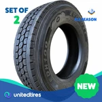 Set Of (2) New 295/75R22.5 Evoluxx EDH100 146/143L. Price: $877.82.
